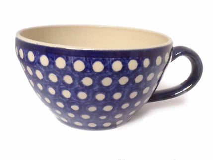 französische Kaffeetasse BlauWeiss