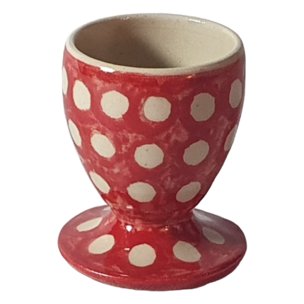 Keramik Eierbecher Rot