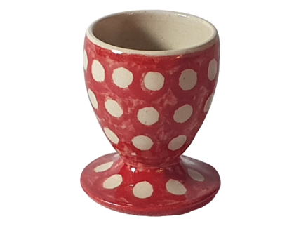 Keramik Eierbecher Rot