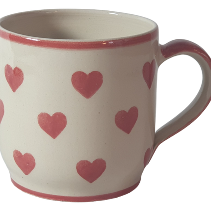 Keramik Kaffeetopf Herzen 500ml