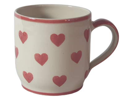 Keramik Kaffeetopf Herzen 500ml