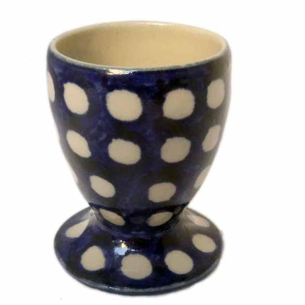 Keramik Eierbecher BlauWeiss
