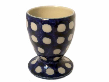 Keramik Eierbecher BlauWeiss