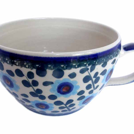 französische Kaffeetasse Annablumen