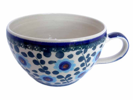 französische Kaffeetasse Annablumen