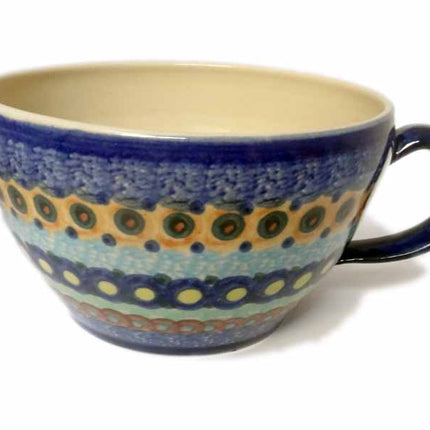 französische Kaffeetasse BunteKanten