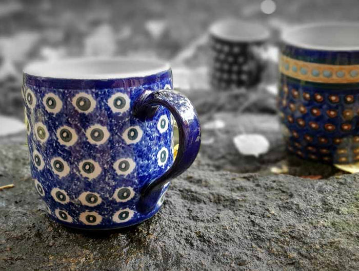 <h2>Unsere handgemachten Keramik Kaffeetassen und Kaffeebecher als herbstliche Impression</h2>
