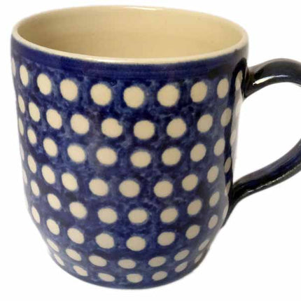Keramik Kaffeetopf BlauWeiss 250ml