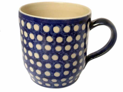 Keramik Kaffeetopf BlauWeiss 500ml