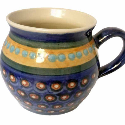 Keramik Kaffeetopf bauchig Muslin