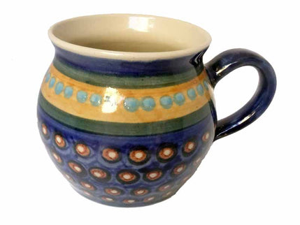 Keramik Kaffeetopf bauchig Muslin