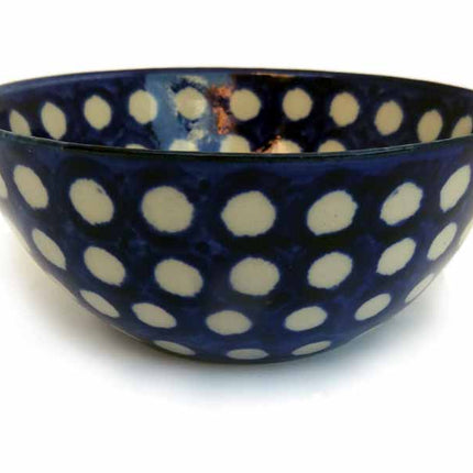 Keramik Puddingschale BlauWeiss