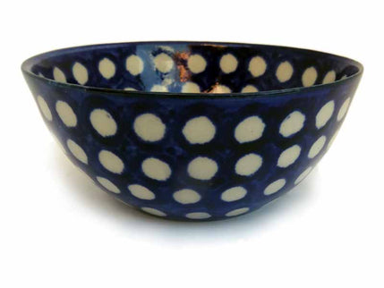 Keramik Puddingschale BlauWeiss