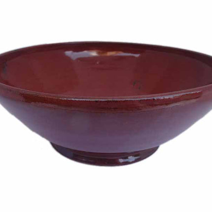 Keramik Schüssel gross Braun 20,5cm