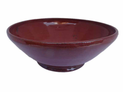 Keramik Schüssel gross Braun 23,5cm