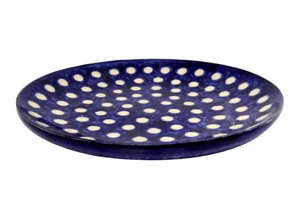 Keramik Untertasse BlauWeiss