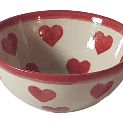 Keramik Puddingschale Herzen