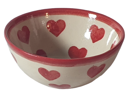 Keramik Puddingschale Herzen