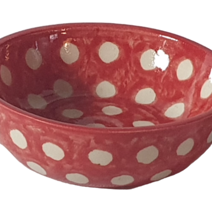 Keramik Salzschale Rot