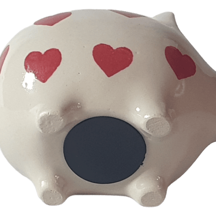 Keramik Sparschwein Herzen
